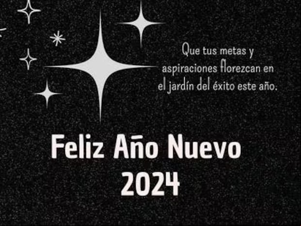 Imágenes con frases para la celebración del Año Nuevo 2024. (Foto: Internet)