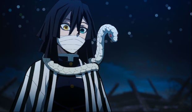 En "Demon Slayer Kimetsu no Yaiba", Obanai Iguro, el Hashira de la Serpiente, tiene una autoestima muy elevada (Foto: Ufotable)