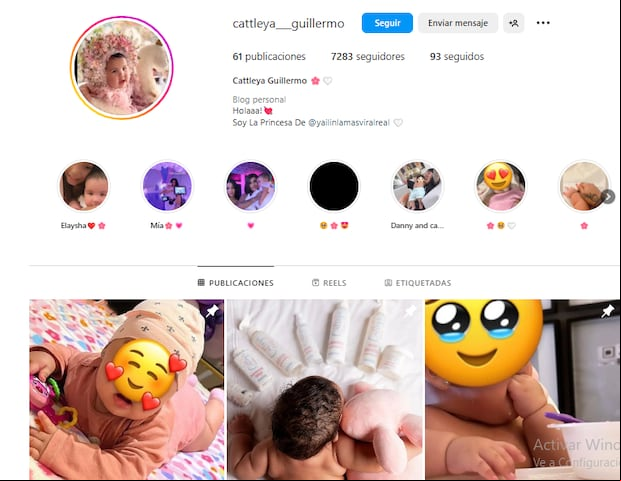 Yailin La Más Viral cambió los apellidos de Cattleya en redes sociales (Foto: Cattleya Guillermo / Instagram)