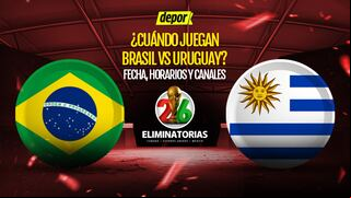 Cuándo juegan Brasil vs. Uruguay por las Eliminatorias 2026