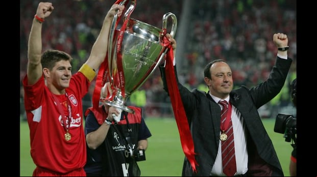 Rafael Benítez, en el 2005, consiguió la Champions con el Liverpool. (Foto: AFP)