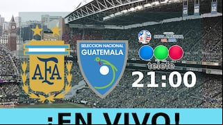 Telefe transmitió el partido Argentina 4-1 Guetemala por un amistoso (14/06/2024)