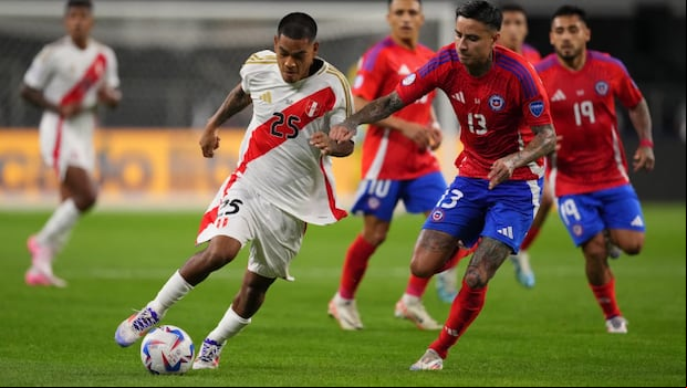 La última vez que jugó Grimaldo en la Bicolor fue ante Chile en la Copa América. (Foto: Getty Images)