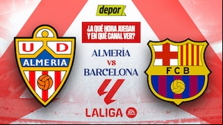 Canal TV: ver partido Almería vs Barcelona por LaLiga EA Sports