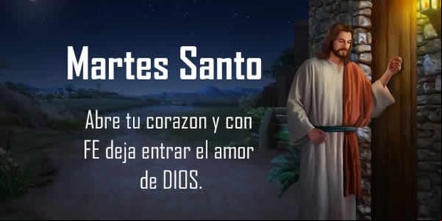 Frases y mensajes de buenos días para compartir este Martes Santo en redes sociales (Foto: Internet).