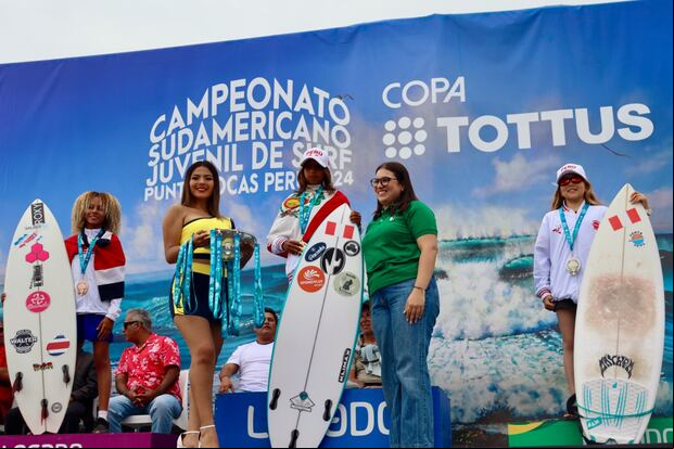 Perú obtuvo siete medallas de oro en el Sudamericano Juvenil de Surf 2024. (Foto: Difusión).