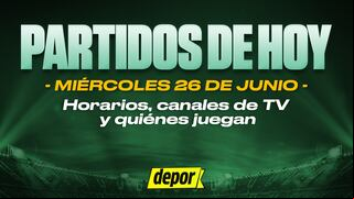 Partidos de hoy, miércoles 26 de junio: quiénes juegan, horarios de TV y cómo verlos