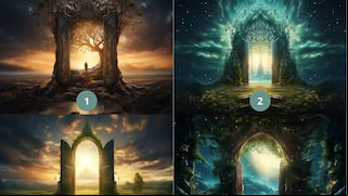 Tu fuente de inspiración puede revelarse tras una puerta mística: ¡resuelve el test visual!