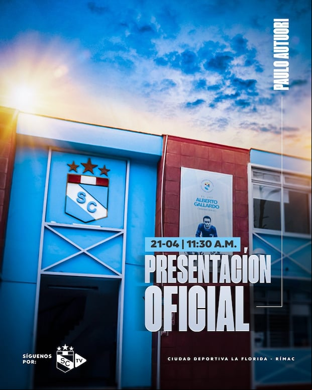 Presentación de Paulo Autuori como nuevo DT de Sporting Cristal será este lunes 21 cerca del mediodía.