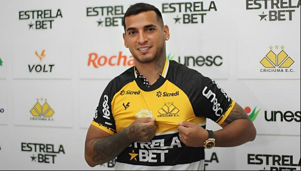 Miguel Trauco marcó dos goles con Criciúma. (Foto: Criciúma)