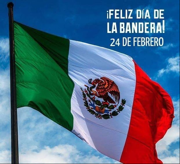 Imágenes por el día de la Bandera mexicana que se realizará este sábado 24 de febrero. (Foto: Internet).