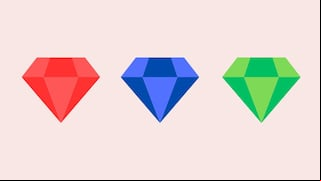 Elige uno de los diamantes en esta imagen para descubrir quién eres en realidad