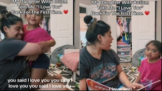 Madre se emociona hasta las lágrimas cuando su hija autista le dice “te amo” por primera vez