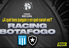 ¿En qué canal ver Racing vs. Botafogo y a qué hora juegan por Recopa Sudamericana?