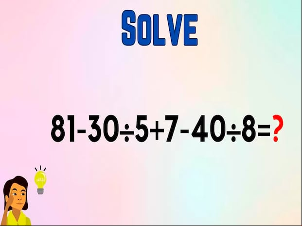Mira con mucha atención la ecuación del reto matemático y trata de obtener la solución en el tiempo determinado.| Foto: fresherslive
