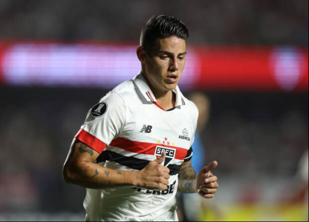 James Rodríguez viene de jugar en Sao Paulo. (Foto: Getty Images)