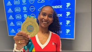 ‘Mafer’ Reyes, oro en Santiago: “No sabía que había ganado hasta que llegué a la orilla”