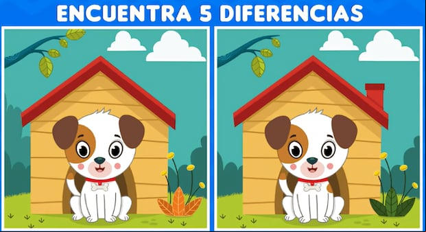 Demuestra tu inteligencia encontrando las 5 diferencias en la siguiente imagen (Foto: GenialGuru)