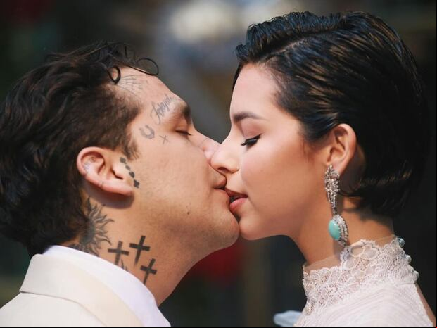 Emoción y glamour en la boda de Ángela Aguilar y Christian Nodal (Foto: Christian Nodal / Instagram)