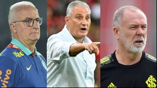 Tite, Mano Menezes y Dorival Júnior: los candidatos para dirigir al Corinthians de André Carrillo
