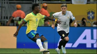 Brasil y Uruguay empataron 1-1 por la fecha 12 de las Eliminatorias 2026