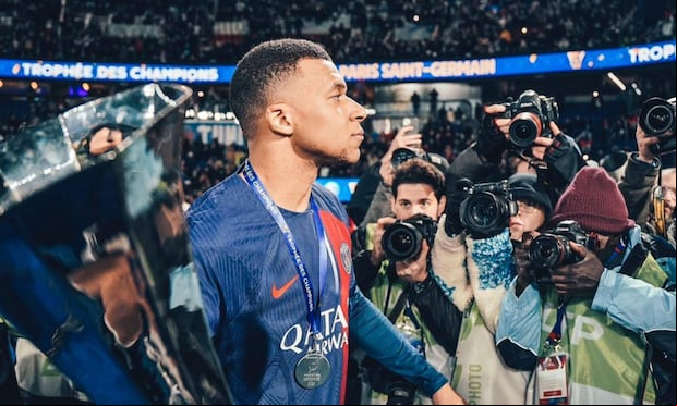 El último título de Mbappé con el PSG fue la Supercopa de Francia. (Foto: PSG)