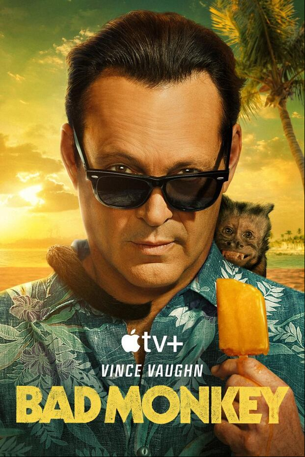 El póster de "Bad Monkey", serie que se desarrolla a lo largo de 10 episodios en su primera temporada (Foto: Apple TV+)