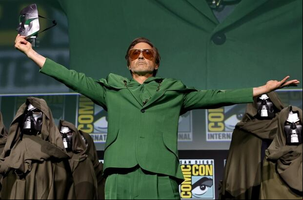 Robert Downey Jr., quien dio vida a Iron Man, volverá a portar una máscara, pero esta vez como el villano Doctor Doom (Foto: @marvelstudios)
