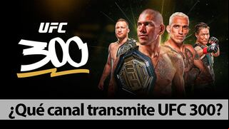 ¿Qué canal transmitió UFC 300: Pereira vs. Hill?