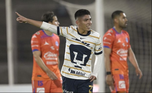 Piero Quispe se perdió el partido ante Tijuana por una expulsión anterior. (Foto: AFP)