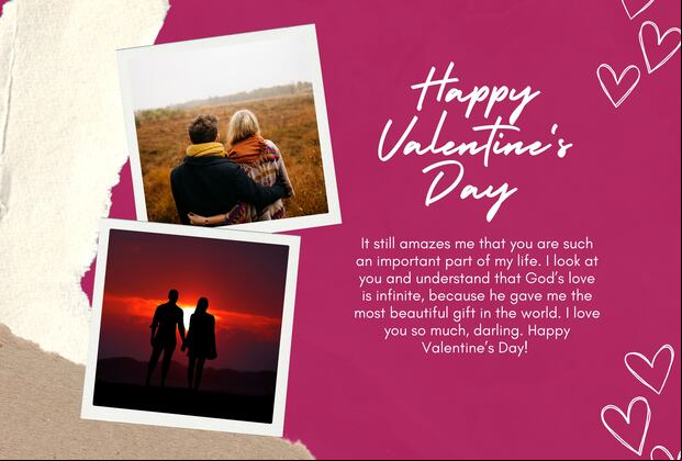 It still amazes me that you are such an important part of my life. I look at you and understand that God’s love is infinite, because he gave me the most beautiful gift in the world. I love you so much, darling. Happy Valentine’s Day! | Photo by Canva / Depor