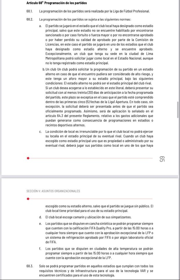 Nuevo reglamento se dio a conocer a través de las redes sociales a los aficionados. (Captura: @EnriquedelaRosa)