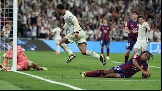 ¡Triunfo agónico! Real Madrid venció 3-2 a Barcelona con gol de Bellingham