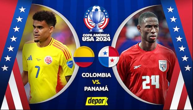 Colombia vs. Panamá juegan por la Copa América. (Diseño: Depor)
