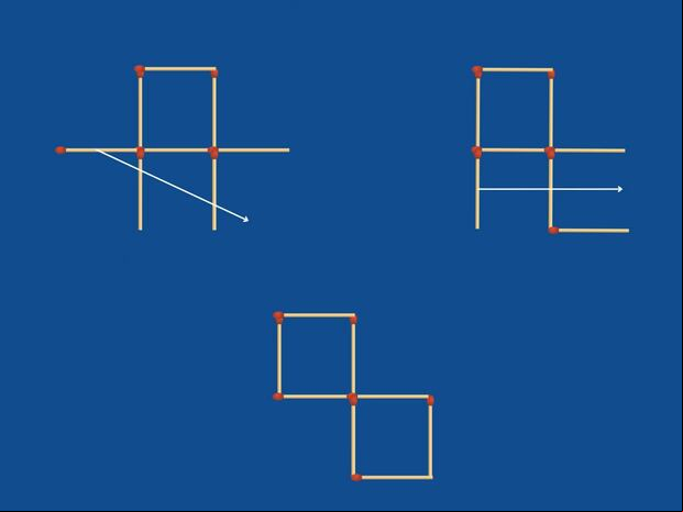 RETO MATEMÁTICO | Las dos cerillas que debes mover son las que se muestran en esta imagen.