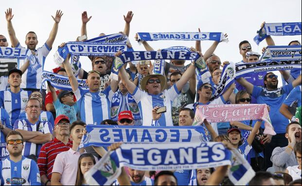 Los aficionados de Leganés son considerados muy fieles y siempre apoyan a su equipo. (Foto: Marca)