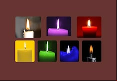 TEST VISUAL: elige una de las 7 velas y descubre tu vibración energética