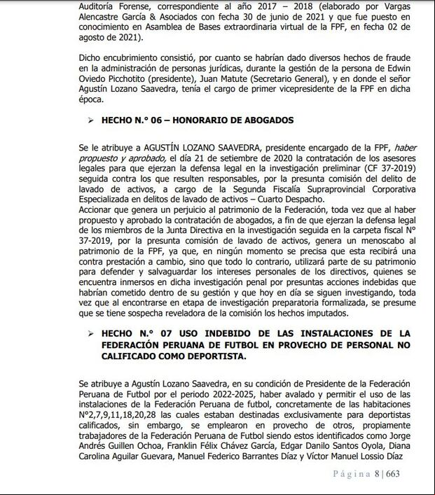 La Resolución Judicial del Corte Nacional de Justicia.
