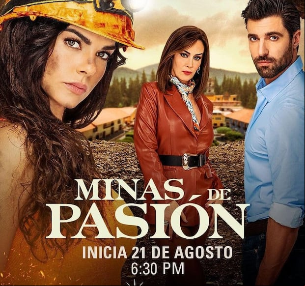 Osvaldo de León en la telenovela "Minas de pasión" (Foto: Osvaldo de León/Instagram)