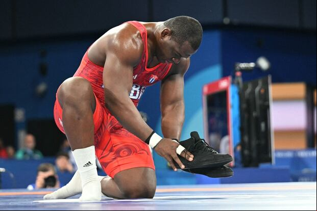 Mijaín López se retiró de lucha grecorromana en París 2024. (Foto: AFP)