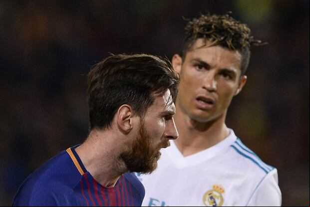 Cristiano Ronaldo y Lionel Messi se enfrentaron por años con Real Madrid y Barcelona, respectivamente. (Foto: AFP)