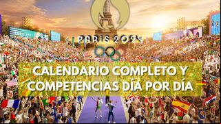 Fixture, calendario por día y horarios para ver Juegos Olímpicos París 2024