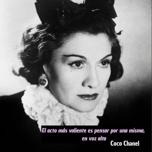 "El acto más valiente es pensar por una misma, en voz alta", frase de Coco Chanel que puede ser utilizada este 8 de marzo para saludar a las mujeres. (Foto: Composición AFP / Depor)
