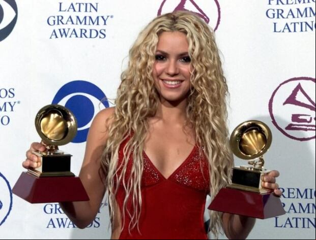 Shakira a sus 23 años, en los 2000 (Foto: Sony Music)