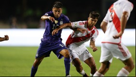 Perú vs. Argentina en partido por Preolímpico Sub-23. (Foto: EFE)