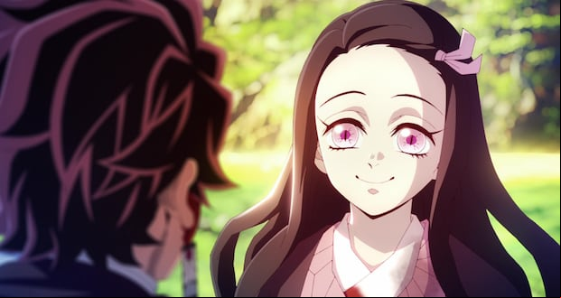 Al final de la temporada 3, Nezuko logró volverse inmune al sol y pudo hablar (Foto: Ufotable)