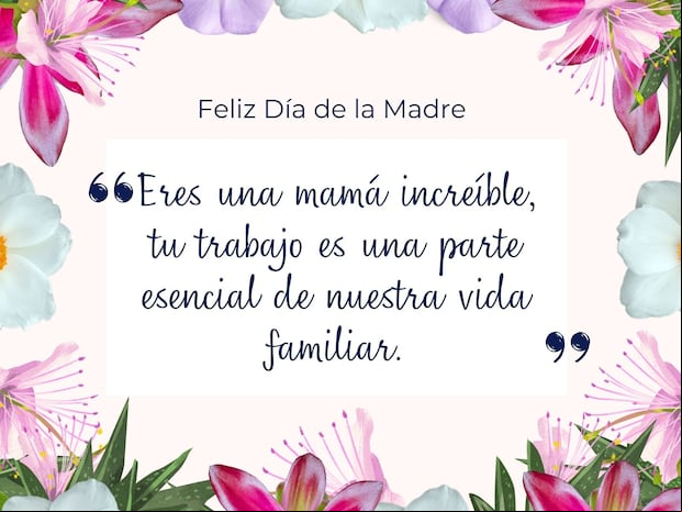 Comparte esta frase corta a la mujer más preciada de tu vida y celebra el Día de la Madre de una forma divertida y original. (Foto: Composición Audiencias/Canva)