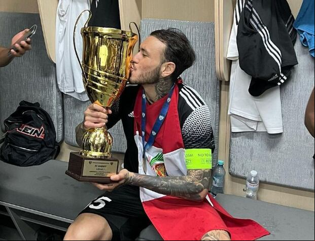 Gustavo Dulanto ganó tres títulos en total con el Sheriff Tiraspol. (Foto: Instagram)