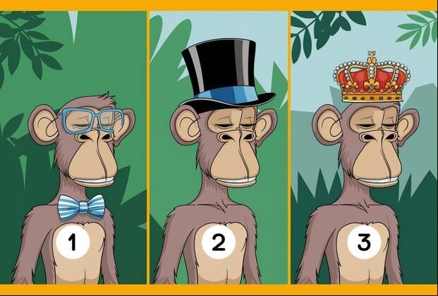 Choose one of the three monkeys in this image to discover your hidden talent (Design: Depor).