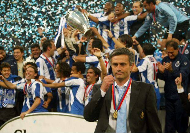 José Mourinho ganó una Champions League con el Porto en sus inicios como entrenador.